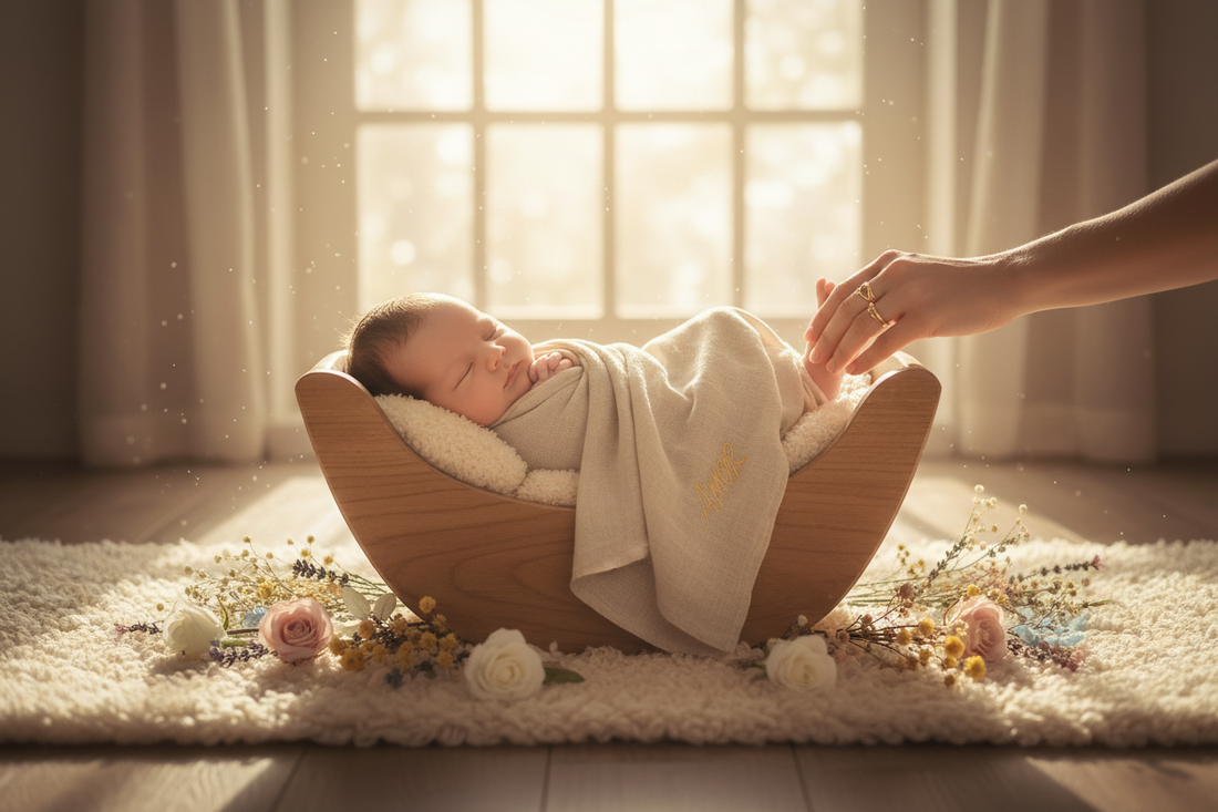 Nieuw begin vol licht - de geboorte van Leah met zachte natuurlijke tinten