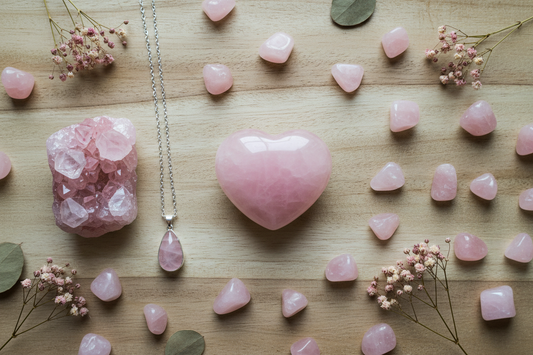 Rozenkwarts betekenis: liefde, genezing en hoe je hem gebruikt