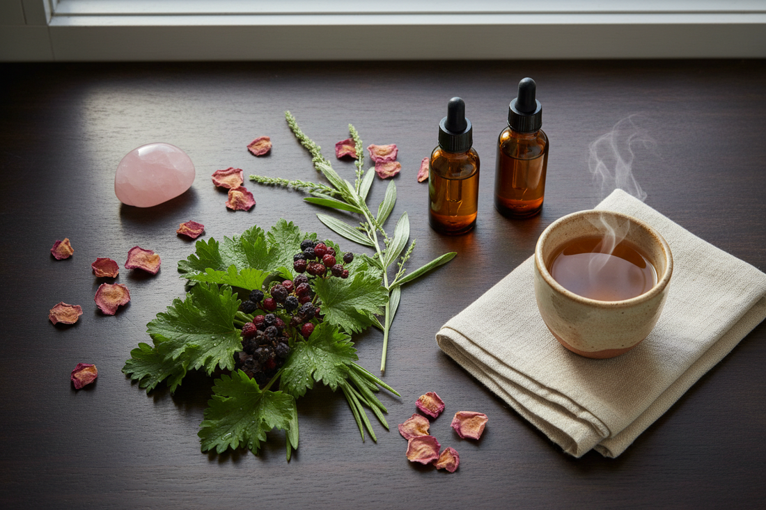 Natuurlijke remedies voor vrouwengezondheid – kruiden, tincturen en rituelen voor de vrouwelijke cyclus