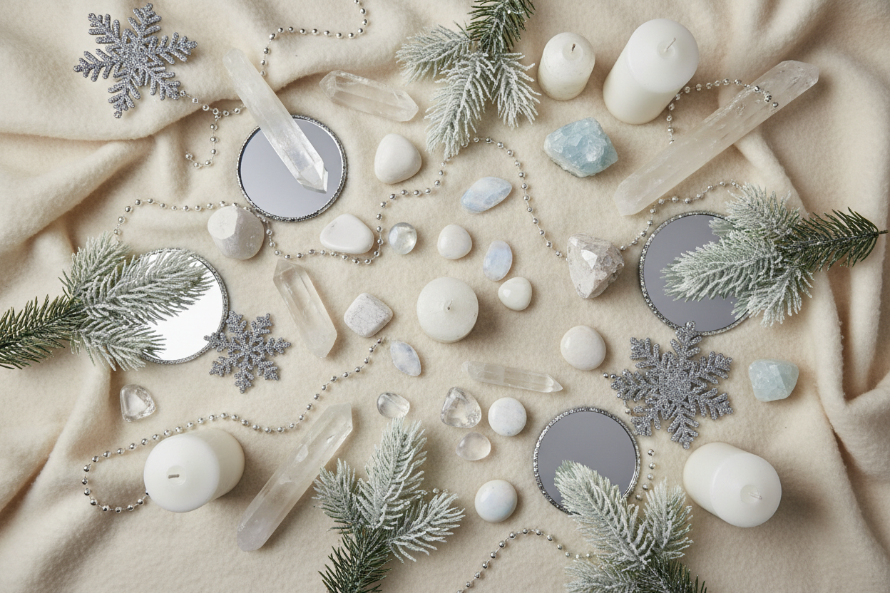 Gaia Moments december collectie edelstenen en wellness producten voor innerlijk licht rust en jaarreflectie