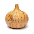 Aroma diffuser Starlight houtmotief ultrasoon 100ml met LED verlichting