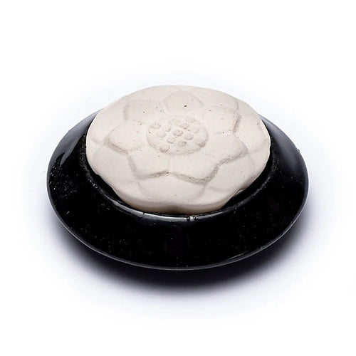 Keramieken aromasteen met lotus bloem