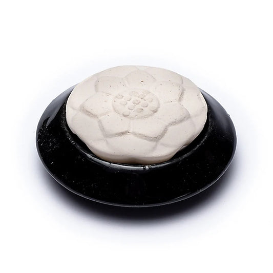 Keramieken aromasteen met lotus bloem