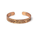 Koperen Magnetische Armband met Bladmotief
