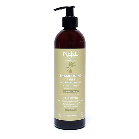 Flesje Najel aleppo shampoo droog haar BIO 500ml