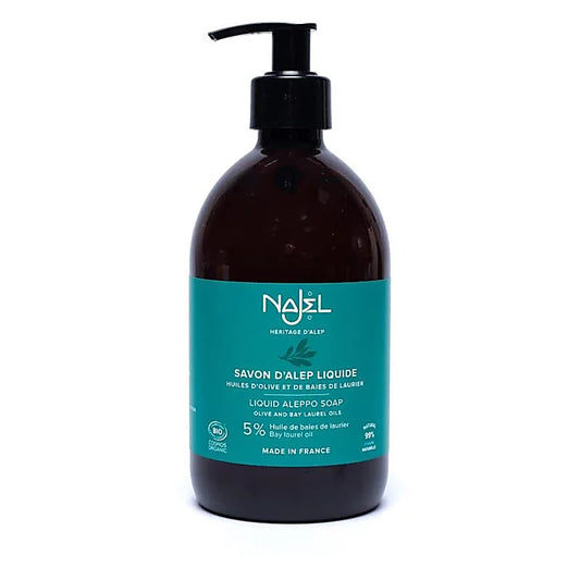 Flesje Najel vloeibare zeep BIO 500ml