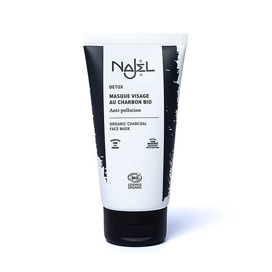 Potje Najel houtskool gezichtsmasker BIO 75ml