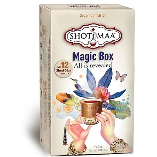 Shoti Maa magic box met 12 verschillende biologische theesoorten