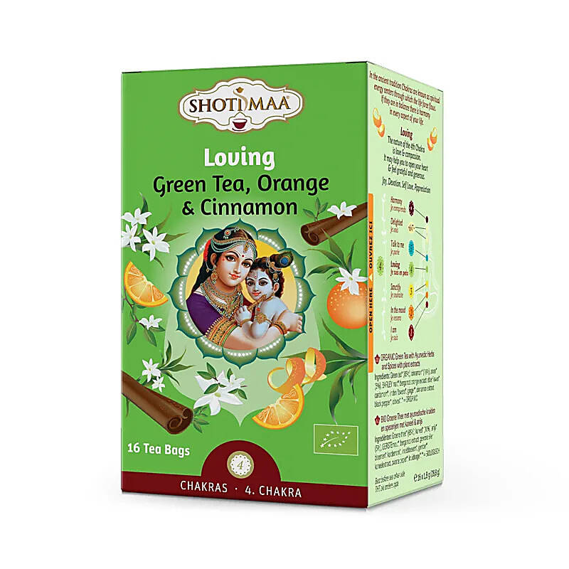 Shoti Maa thee Loving met groene thee en kaneel