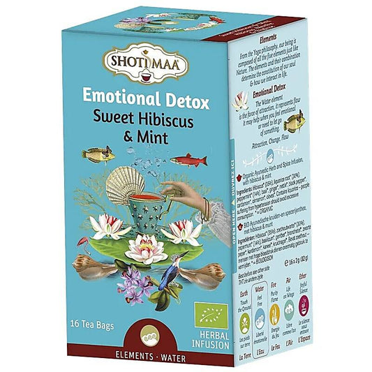 Shoti Maa thee Emotional Detox met hibiscus en munt