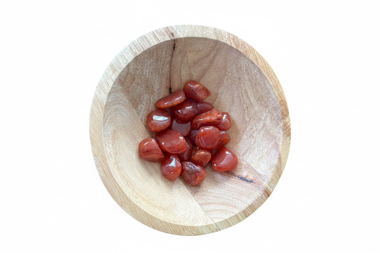 Carneool trommelsteen