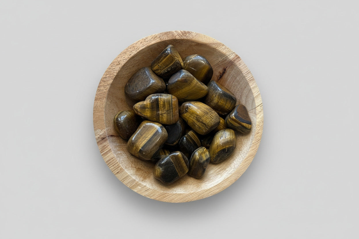 Tijgeroog trommelsteen