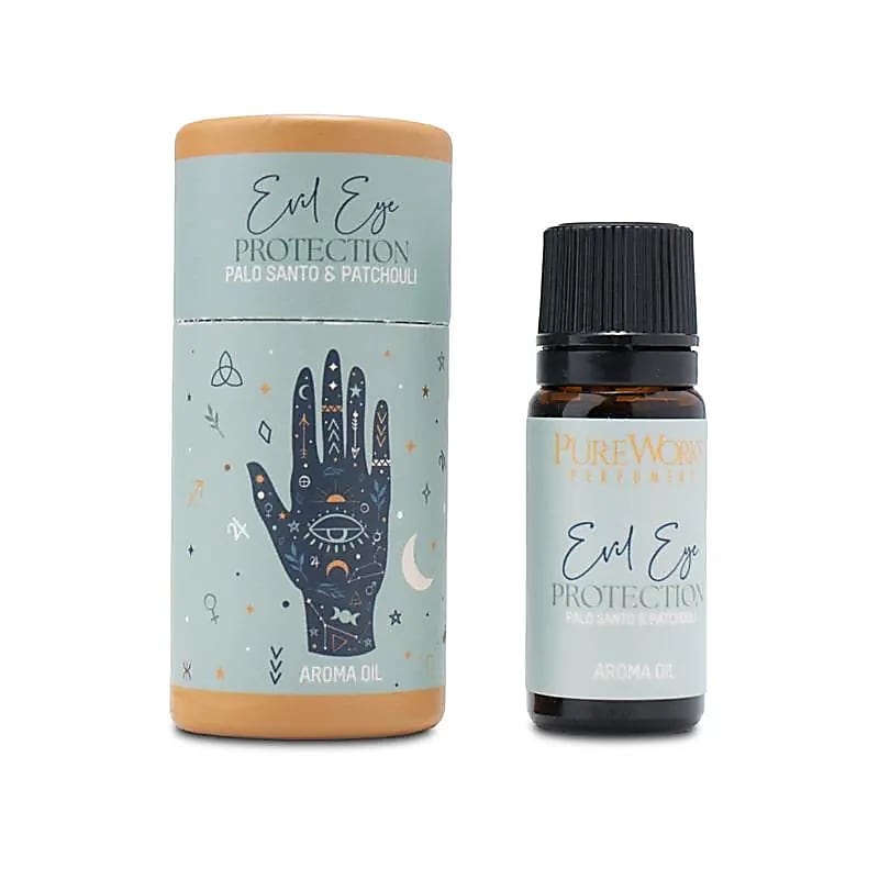 Geurolie Evil Eye Protection – Palo Santo & Patchouli (10 ml)