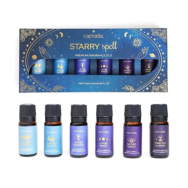 Carnatia Starry Spell Geurolie Set – 6 Aroma’s in Geschenkdoos