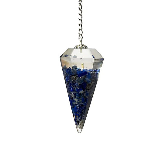 Lapis Lazuli Orgoniet Pendel - Wijsheid en Intu•tie