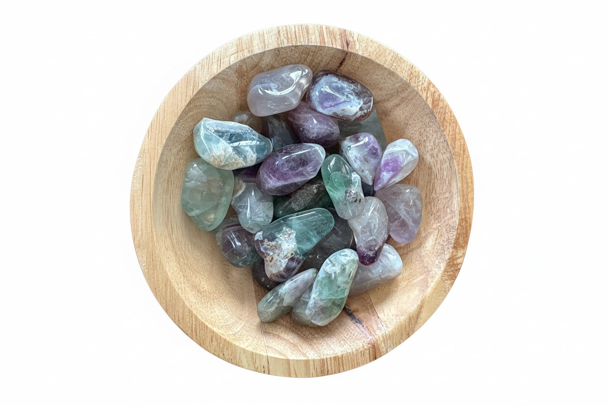 Fluoriet trommelsteen