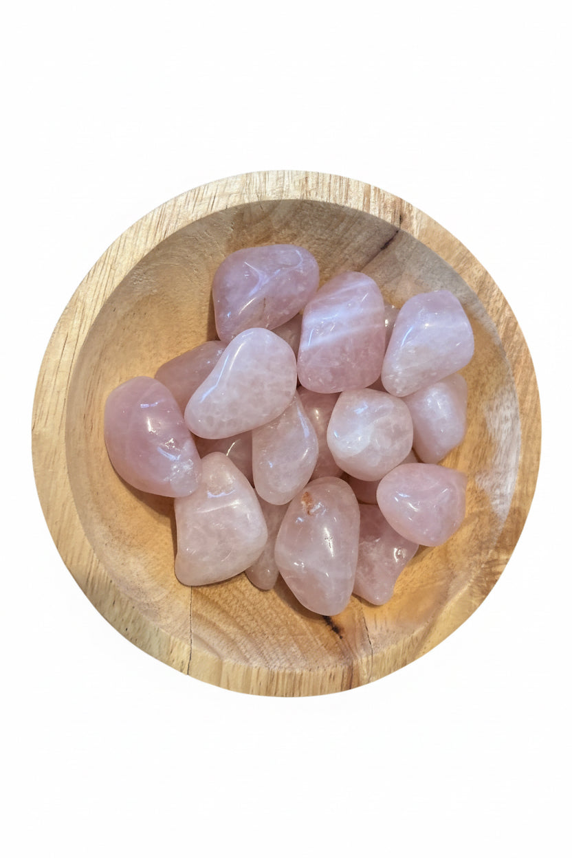 Rozenkwarts trommelsteen