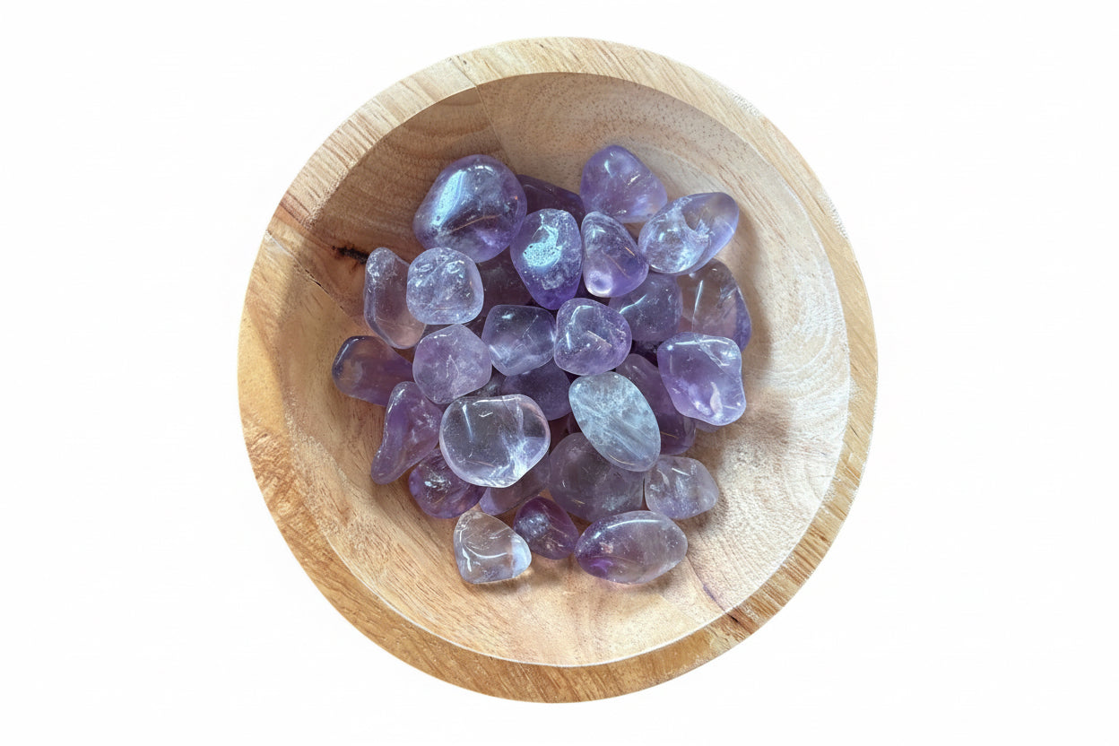 Amethist trommelsteen