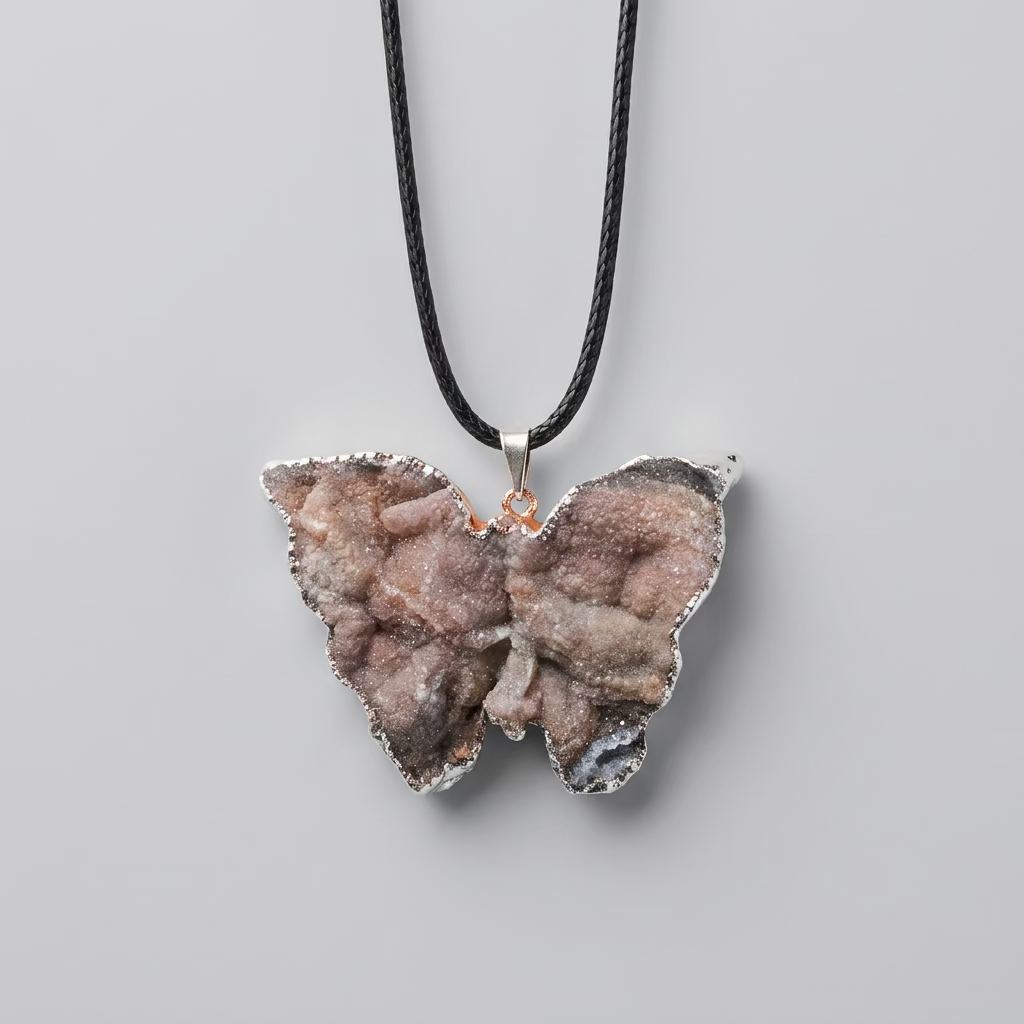 Chalcedoon Hanger Vlinder 24 gram