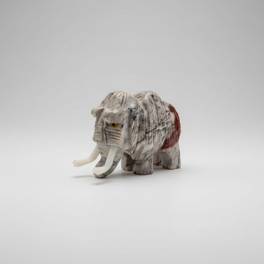 Spekstenen mammoet-olifant beeldje van 76 gram