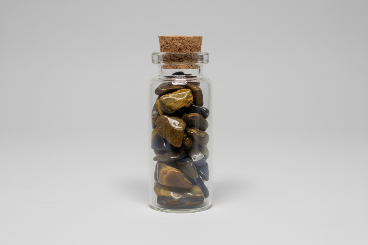 Edelsteenmix in flesje