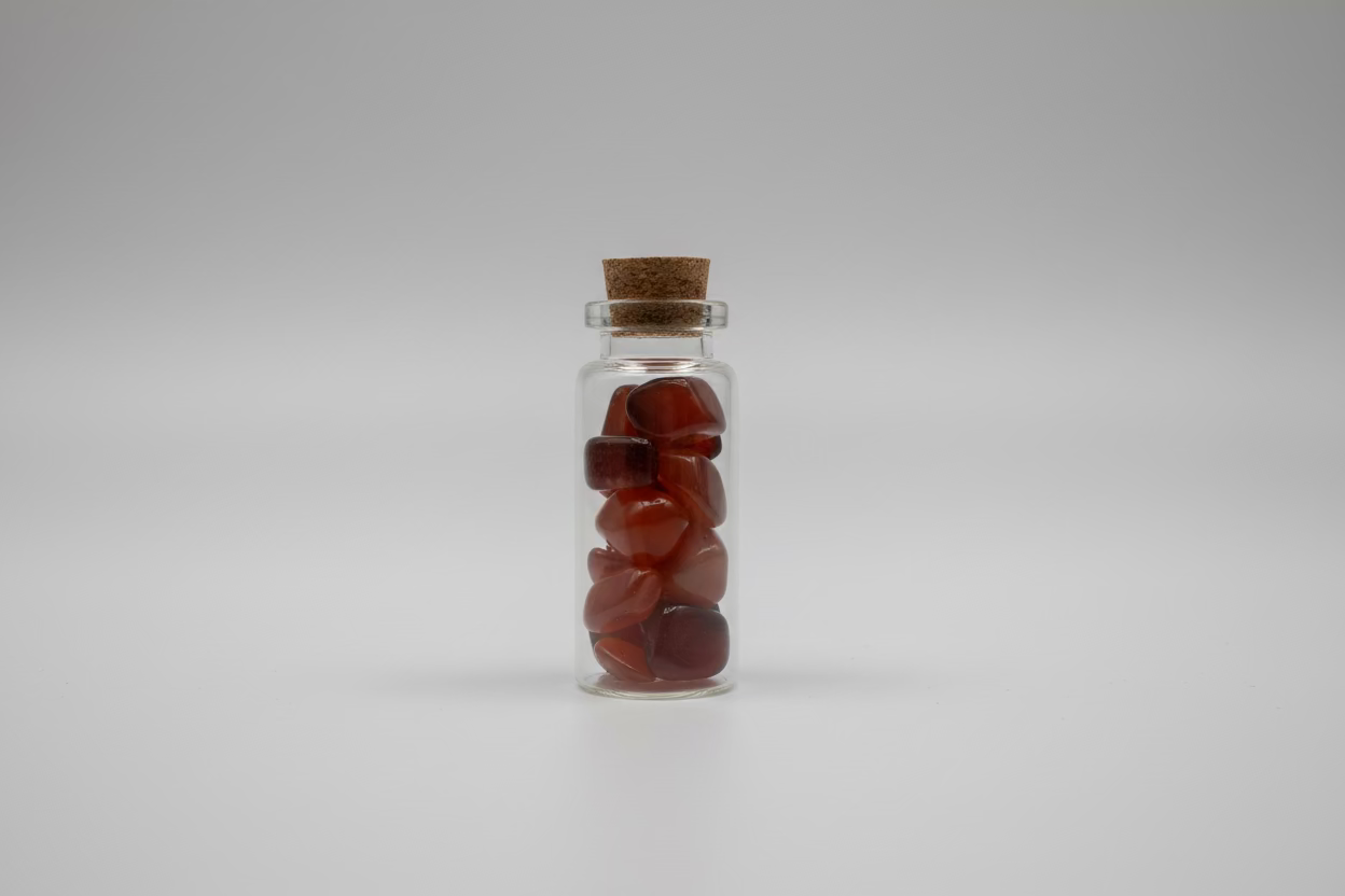 Edelsteenmix in flesje