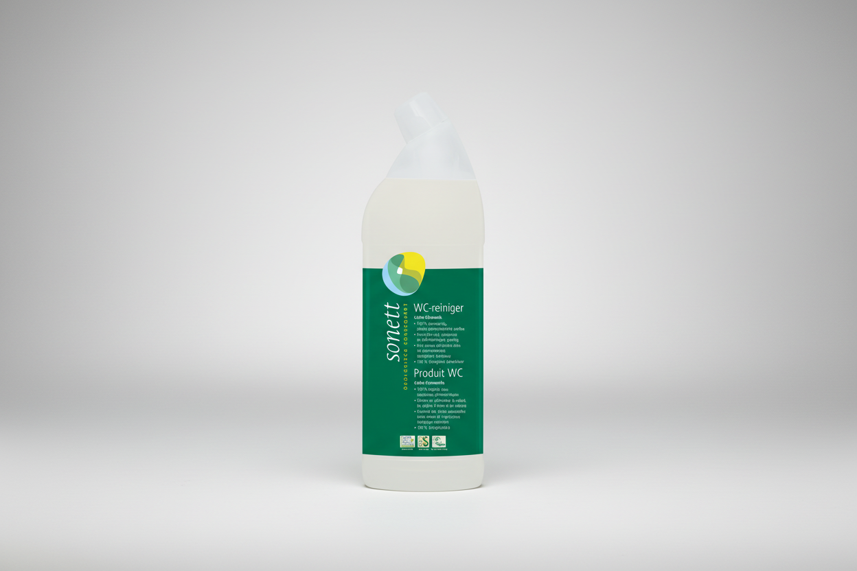 Sonett WC-reiniger 750ml met ceder en citronella, biologisch en veganistisch tegen urinesteen en kalk, dikvloeibaar voor goede hechting
