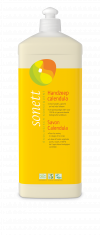 Sonett handafwasmiddel 300ml met calendula, sinaasappel en bergamot, biologisch en huidvriendelijk 