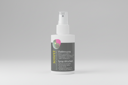 Sonett vlekkenverwijderaar 120ml met panamaschors, lavendel en salie, veganistisch en biologisch voor wol, zijde en alle weefsels
