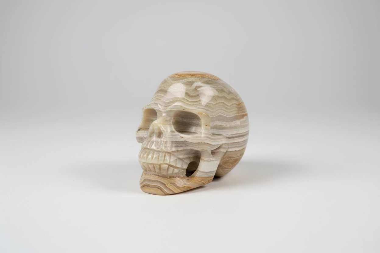Agaat Skull – Gepolijst Verzamelobject