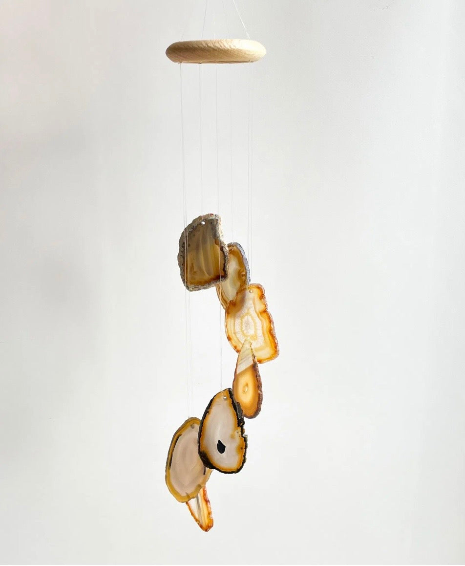 Agaat hanger hangend – windgong stijl