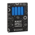 Blauwe wisdom spell kaarsen set van 12 stuks in new bone china