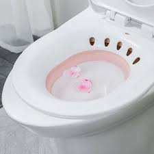 Yoni stoombad in toilet