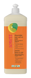 Biologisch wasmiddel voor wol en zijde 1 liter met lavendel, mild en veganistisch voor fijne was tot 40°C 