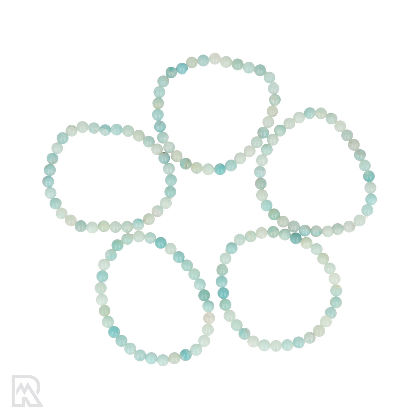 Amazoniet armband 4-8mm in blauwgroen