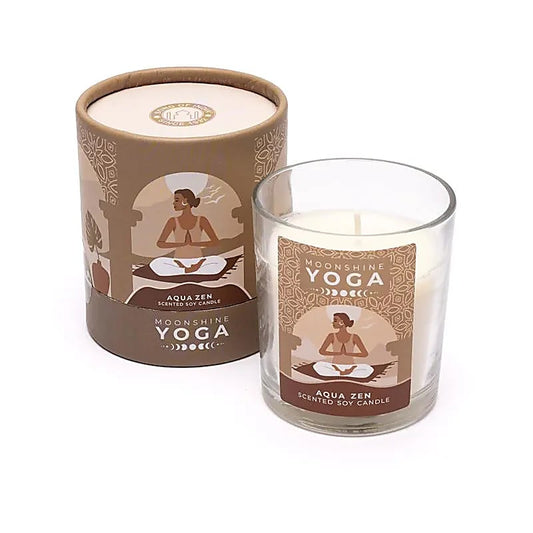 Geurkaars Moonshine Yoga Aqua Zen sojawas
