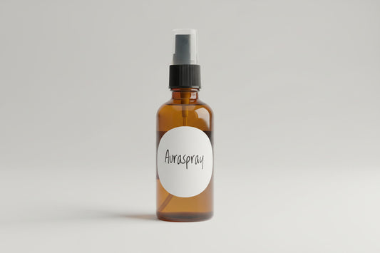Handgemaakte aura reinigingsspray flesje