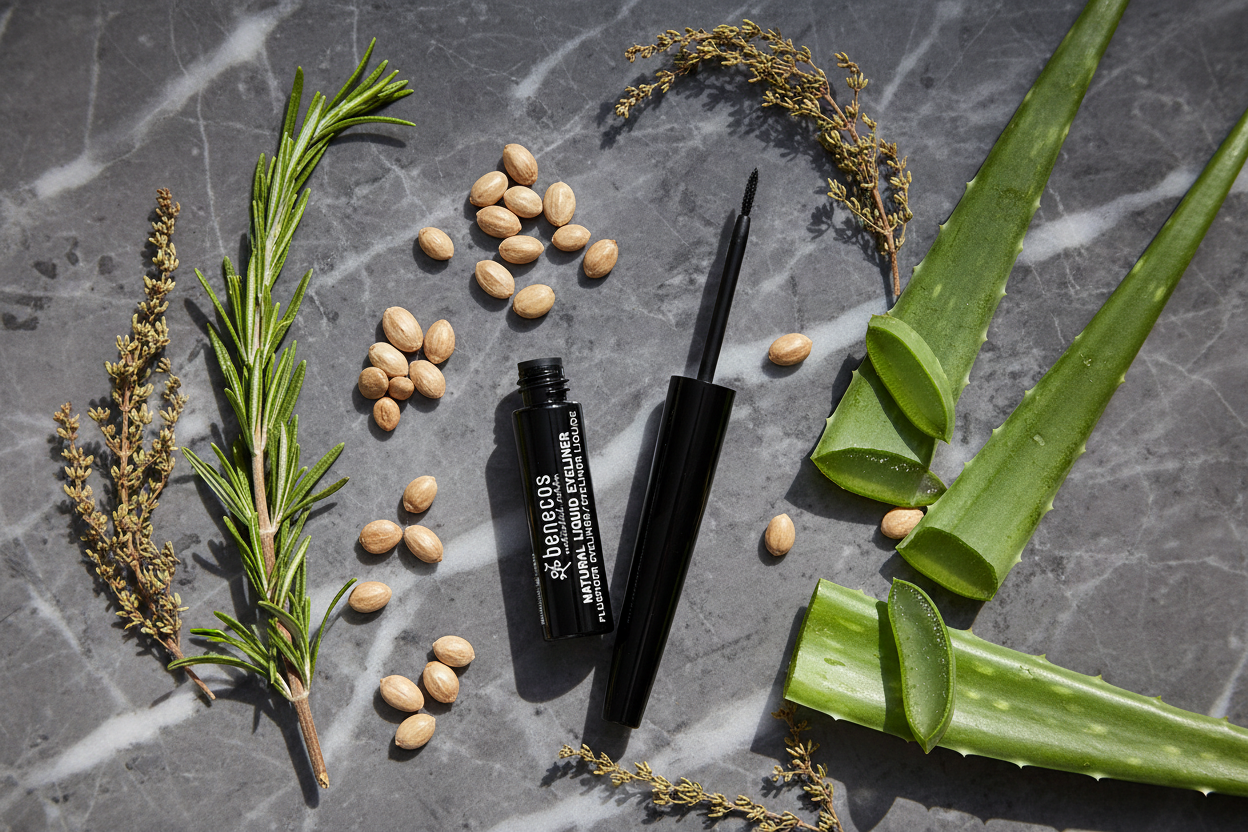 Benecos Natural Liquid Eyeliner Black – sfeerafbeelding