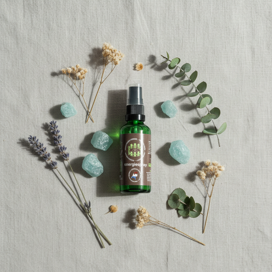 Energiespray Instagram flat lay