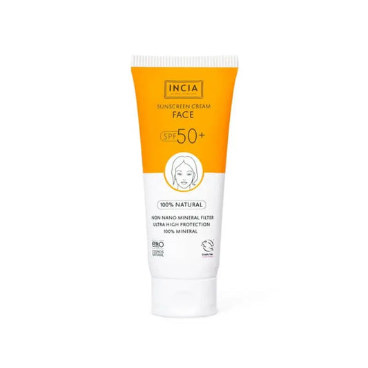 Tube INCIA gezicht zonnebrandcrème SPF 50 anti-aging