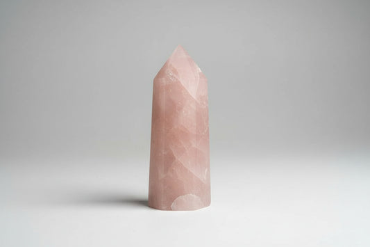 Rozenkwarts punt met zachte roze kleur