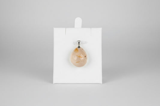 Bloemagaat hanger met bloemachtige patronen