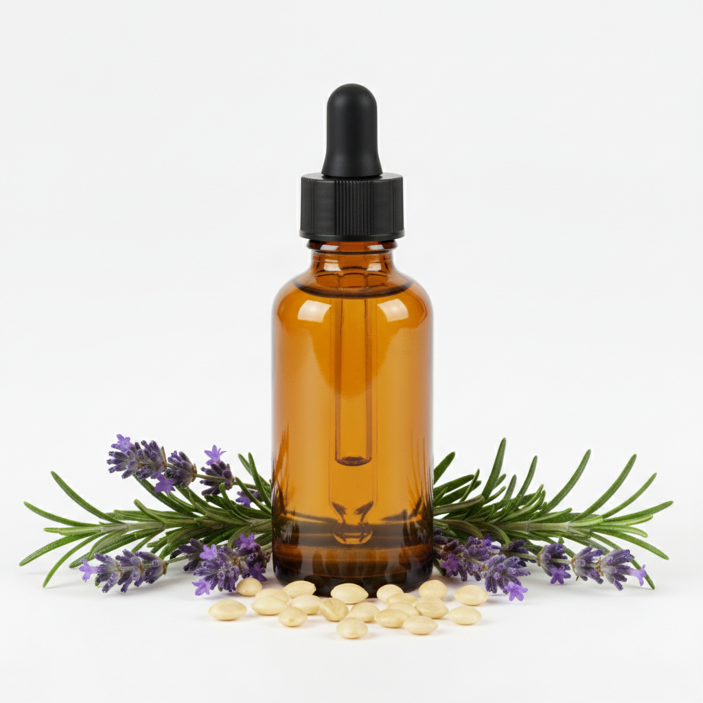 Haarolie 100ml zonder label - Natuurlijke haarverzorging met botanische ingrediënten