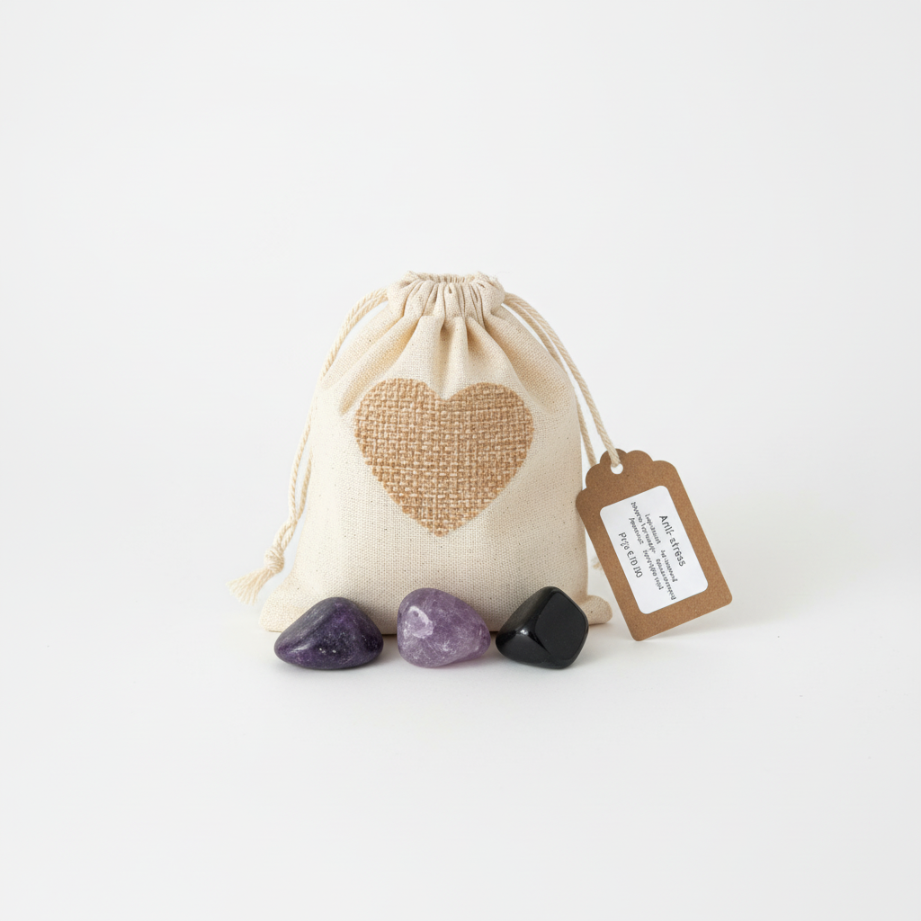 Set edelstenen support anti-stress