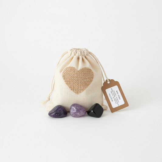 Set edelstenen support anti-stress