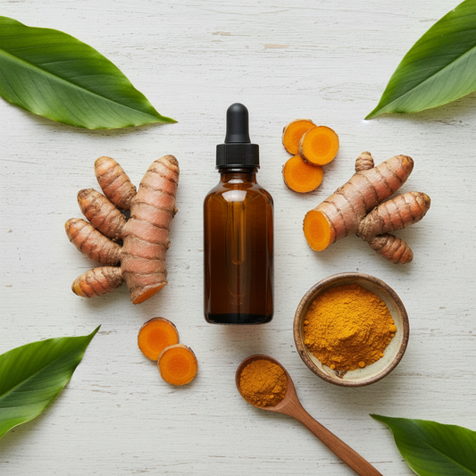Flesje alcoholvrije kurkuma glyceriet extract