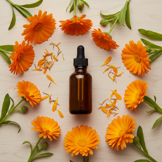 Flesje calendula tinctuur met goudsbloem extract