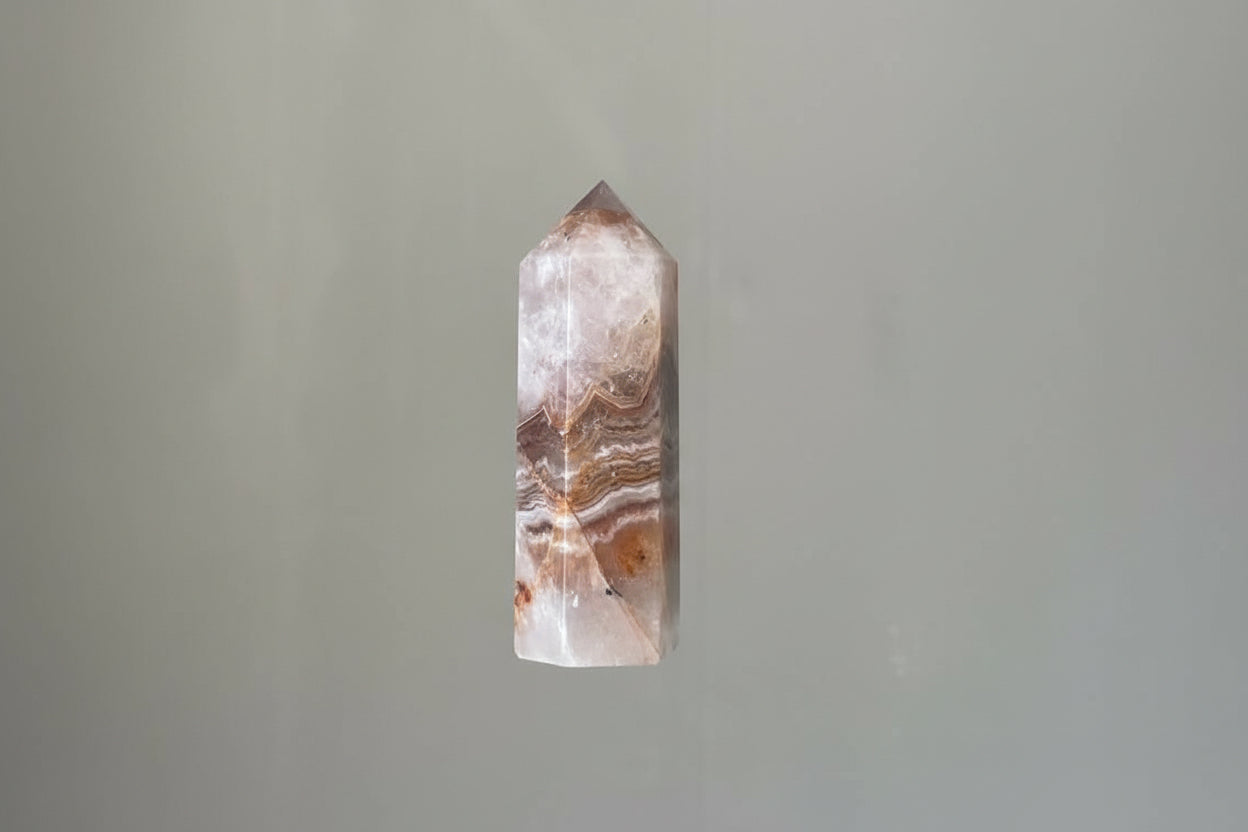 Agaat punt – 82 gram | Natuurlijke Edelsteen voor Stabiliteit & Balans