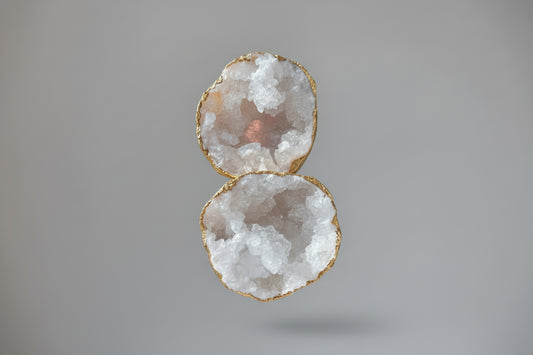 Marokkaanse geode met natuurlijke kristal binnenkant