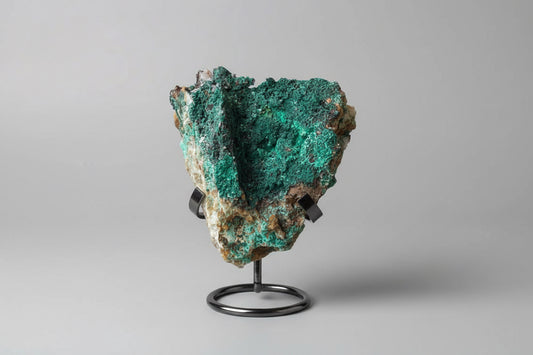 Azuriet-malachiet stuk met blauwe en groene kleuren